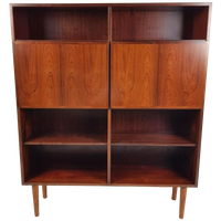 Vintage Palissander Houten Deense Wandkast | Boekenkast