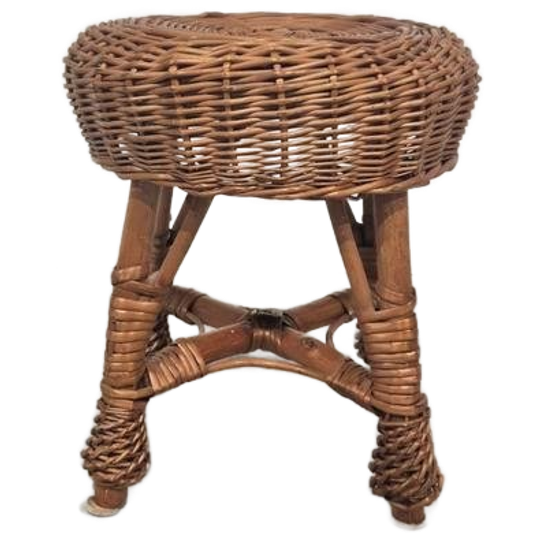 Vintage Rotan Krukje. 1