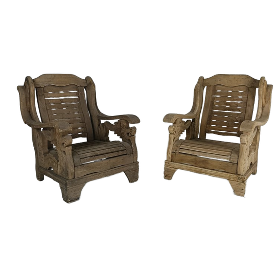 Set Van Chinese Tuinstoelen 1