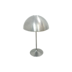 Zilverkleurige Tafel Bollamp Vintage Tafellamp thumbnail 1