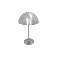 Zilverkleurige Tafel Bollamp Vintage Tafellamp