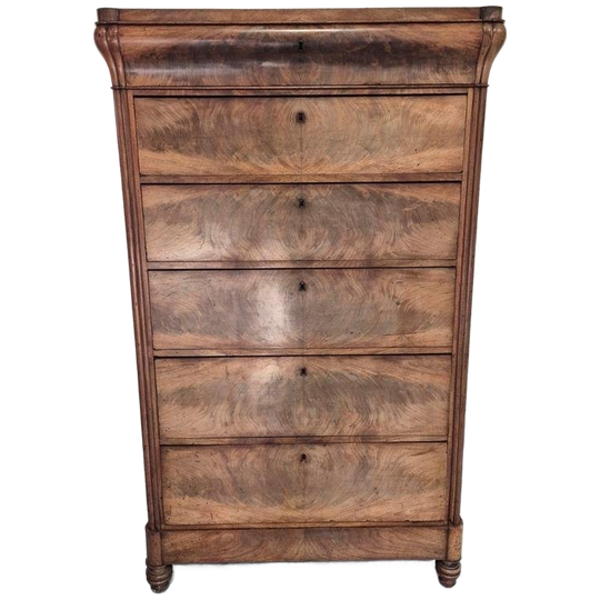 Antieke Chifonniere Commode Biedemeier Ladekast 1