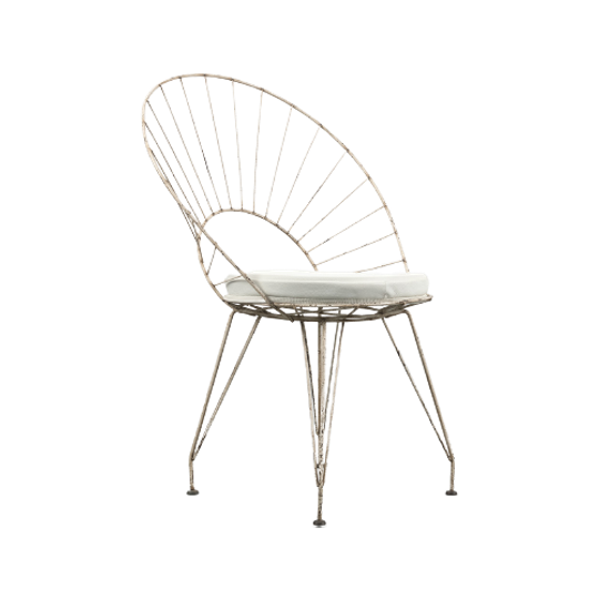 Decoratieve 50’s Draadstoel 61672 1