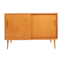 Vintage Hundevad Badkamermeubel Danish Dressoir Oak Veneer