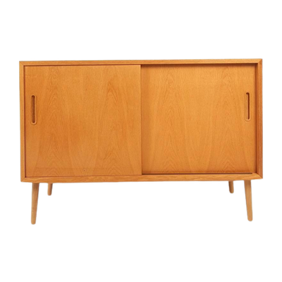 Vintage Hundevad Badkamermeubel Danish Dressoir Oak Veneer