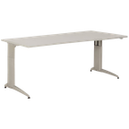 Solidesk Elektrisch Bureau, Lichtgrijs Blad, 180 X 80/90 Cm, Hoogte Instelbaar Onderstel, (Let Op thumbnail 1