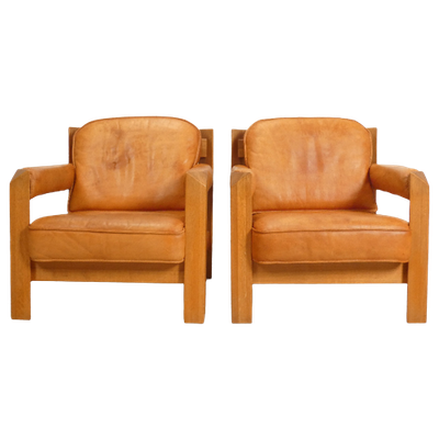 2 Brutalist Chairs By Skilla