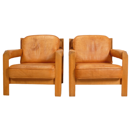 2 Brutalist Chairs By Skilla