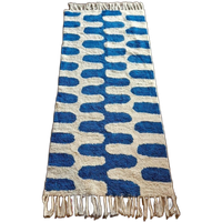 Retro Vloerkleed Indiaas Handgemaakt Vloerkleed Design Stijl