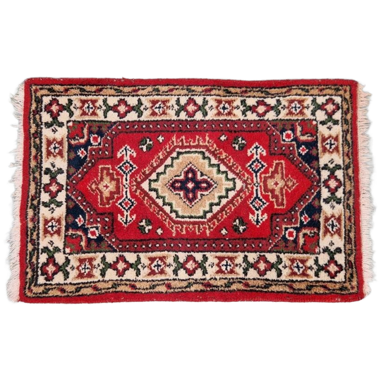 Vintage Perzisch Tapijt Hamadan Vloerkleed Handmade Ibiza 1