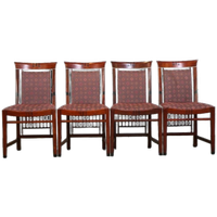 Set Van Vier Luxe Schuitema Eetkamerstoelen Uit De Decoforma Serie