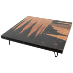 Salontafel Met Mozaïek In Hout thumbnail 1