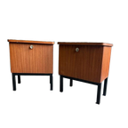 Vintage Teak Nachtkastjes - Set Van 2 thumbnail 1