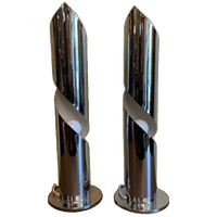 Set Vintage Tafellampen Spiraal Lampen Jaren 70