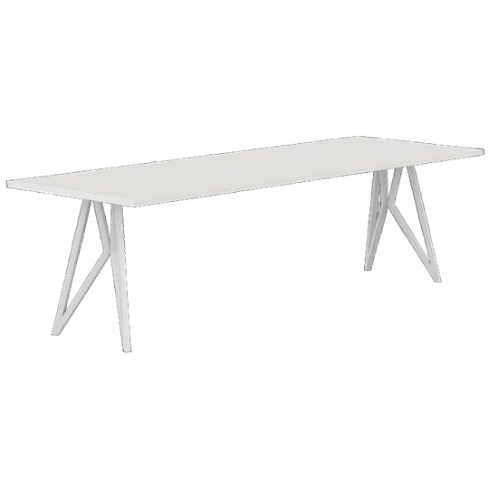 Studio Henk Eettafel Butterfly Witte Lak, Rechthoekig 1