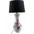 Italiaanse Tafellamp, Bureaulamp, Sfeerlamp Met Bloemen Motief thumbnail 1