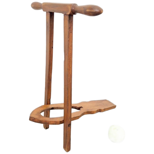 Antiek Engelse Opvouwbare Laarzenknecht, Ca. 1950 Hout 1