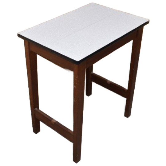 Tafeltje Met Een Mahoniehouten Onderstel 1