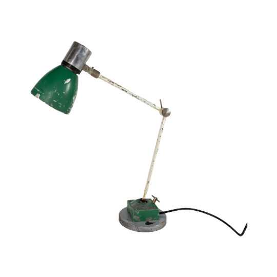 Industrieel - Jielde Stijl - Tsjechië - Tafellamp - Metaal - Scharnier Tafellamp - 1950's 1
