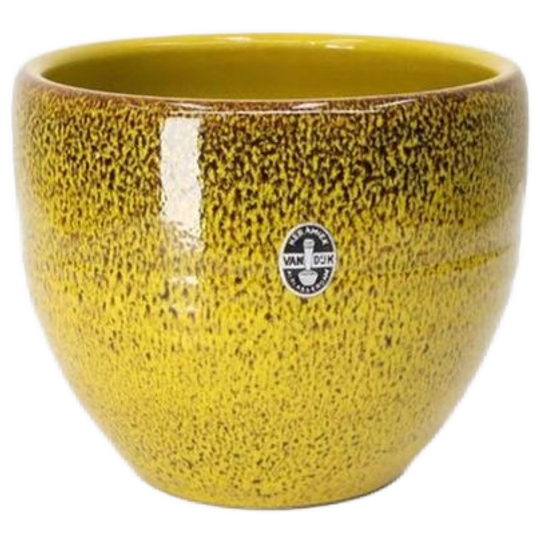Vintage Bloempot Van Dijk Keramiek 1