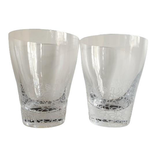 2 Waterglazen Limonadeglazen Siem Van Der Marel Leerdam 1