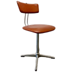 Vintage Oranje Bureaustoel / Desk Chair thumbnail 1