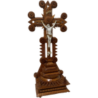 Crucifix Arts And Crafts, Christus Aan Het Kruis, 44 Cm Hoog thumbnail 1