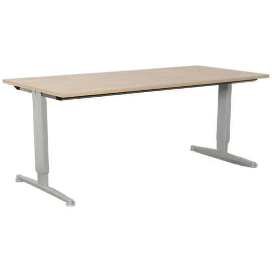 Aspa Bureau, Bladkleur Naar Keuze, 180 X 80 Cm, Hoogte Instelbaar Onderstel 1