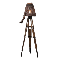 Staande Lamp | Oude Rijstmand