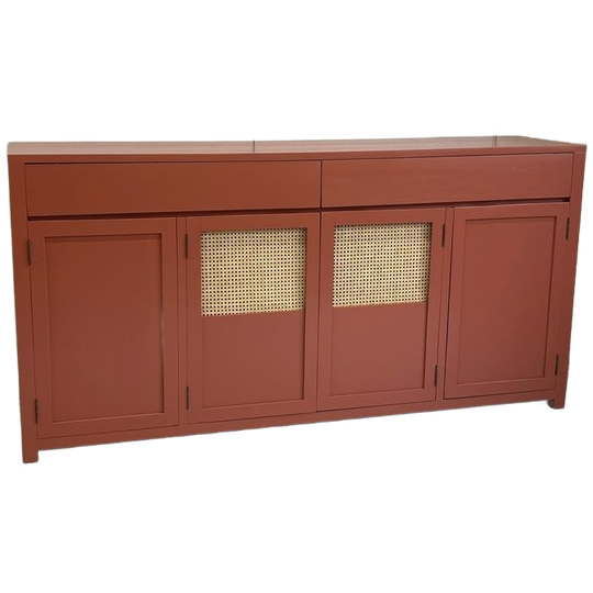 Gerestyled Teakhout Dressoir Terra & Webbing 1