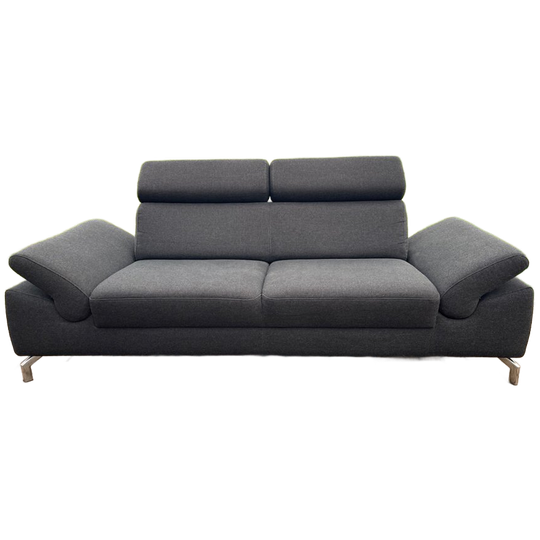 3-zits Antraciet Bankstel + Hocker Montel 1