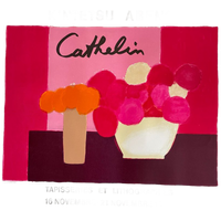Bernard Cathelin (1919-2004), Nature Morte Rose Et Mauve,