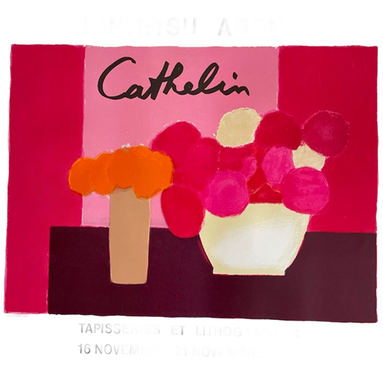 Bernard Cathelin (1919-2004), Nature Morte Rose Et Mauve, 1