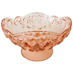 Artdeco Fruitschaal Rosaline Roze Glas 1930’s thumbnail 1