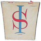 Kartonnen Schoolplaat Monogram thumbnail 1