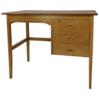 Scandinavisch Vintage Teak Fineren Bureau Veme thumbnail 1