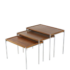 Unieke Mimiset Nesting Tables Lämmle And Co Vintage Omkeerbaar Blad thumbnail 1