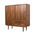 Vintage Highboard Teak 64429 thumbnail 1