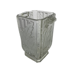 Glazen Art Deco Vaas, Maison Spip, Jaren 30 thumbnail 1