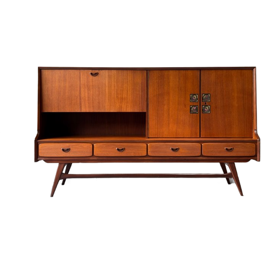 Vintage Louis van Teeffelen Dressoir Jaap Ravelli 1