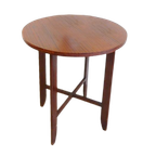 Retro Vintage Bijzettafel Tafel Jaren 60 Rond Plantentafel thumbnail 1