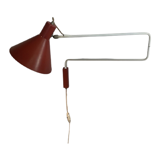 J. J. M Hoogervorst - Anvia - ‘elbow’ - Vintage Wall Mounted Lamp - Dutch Design 1