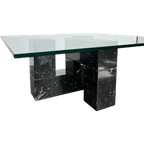 Vintage Modular Coffee Table Marble Glass Italy ‘70 thumbnail 1