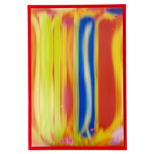 Fotografie Kunst In Acrylglas Neon Rood Frame Getiteld Red#4 Door Lilxlylilxly