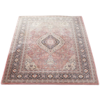 Groot Vintage Wollen Vloerkleed In Oosterse Stijl Met Rustige Kleuren 350x250cm thumbnail 1