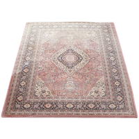 Groot Vintage Wollen Vloerkleed In Oosterse Stijl Met Rustige Kleuren 350x250cm