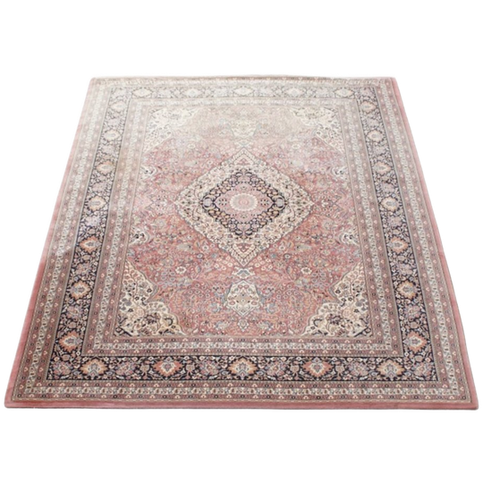 Groot Vintage Wollen Vloerkleed In Oosterse Stijl Met Rustige Kleuren 350X250Cm 1