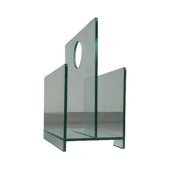 Magazine Holder / Glass / 1980s 1