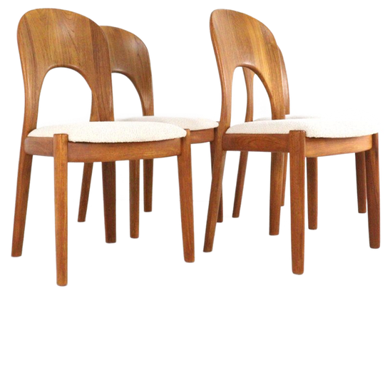 Set 4 Koefoed Morten Stoelen John Mortensen Morten Vintage 1