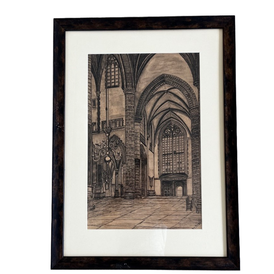 Gravure Kerk Van J De Burger 1